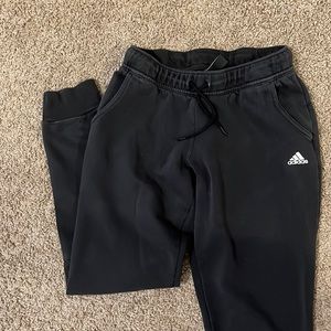 Black Adidas joggers. Barley worn. Size small.
